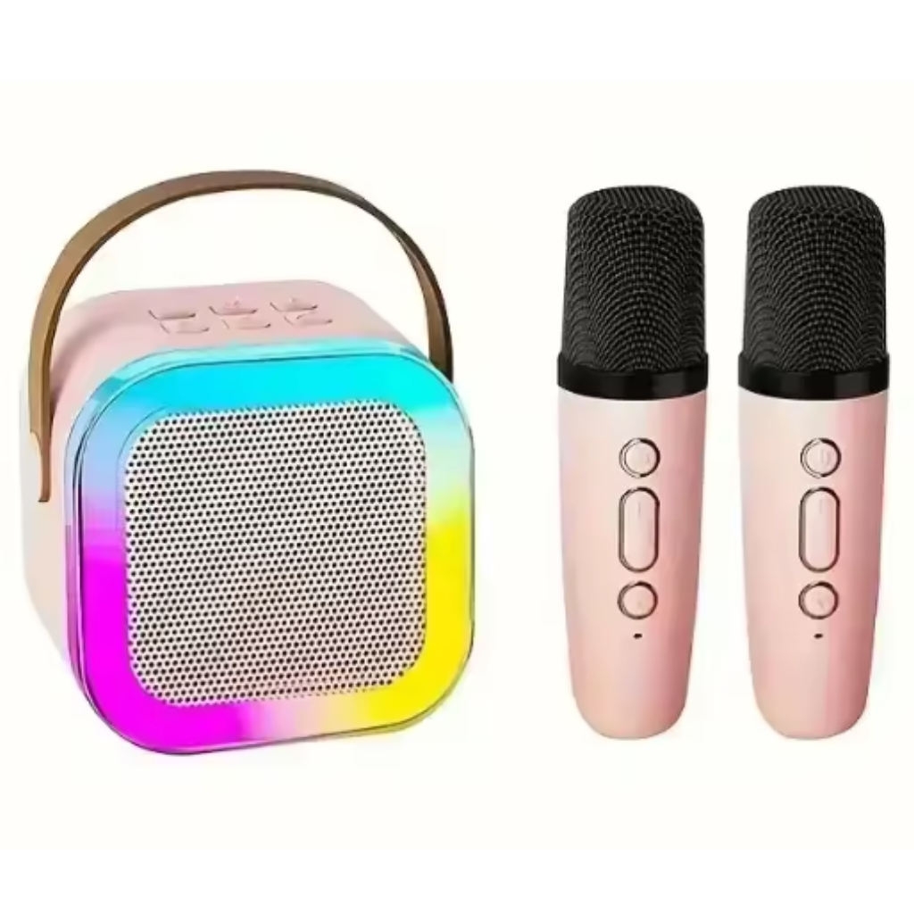 Altavoz portátil y microfonos para Karaoke Bluetooth - Imagen 3